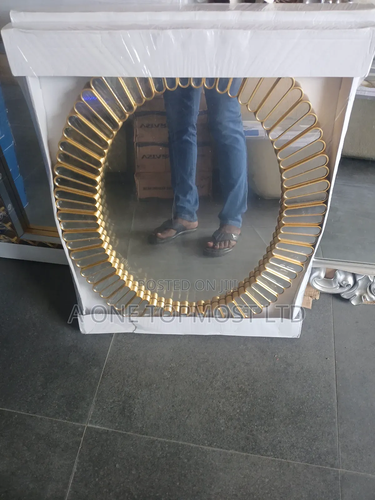 Royal Oval Crystal Mirror