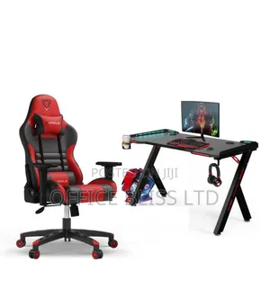 Aesthetic Gaming Chair Y Leg Gaming Table