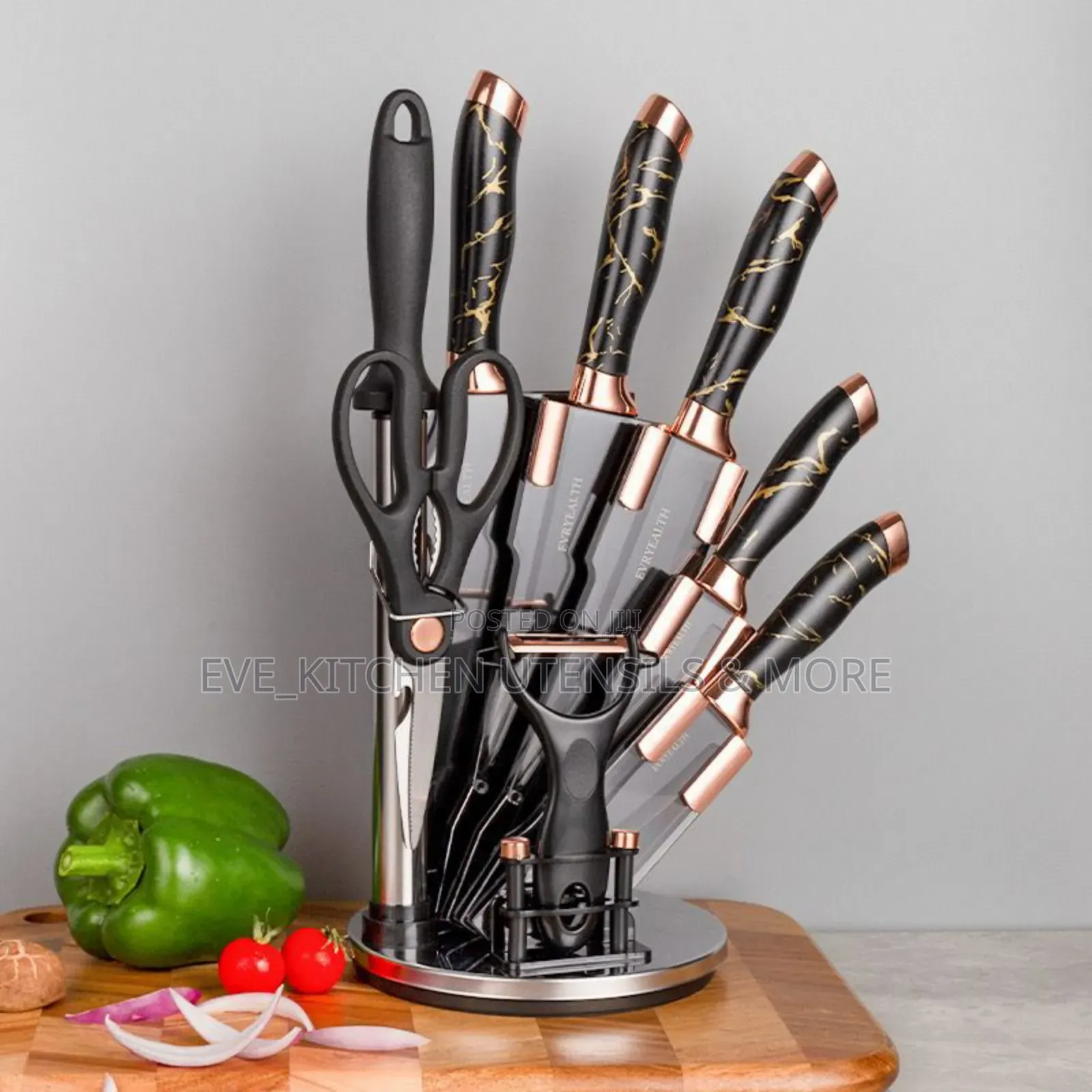 Rotating Knife Set