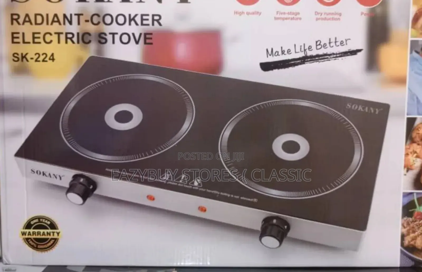 Double Burner Electric Stove