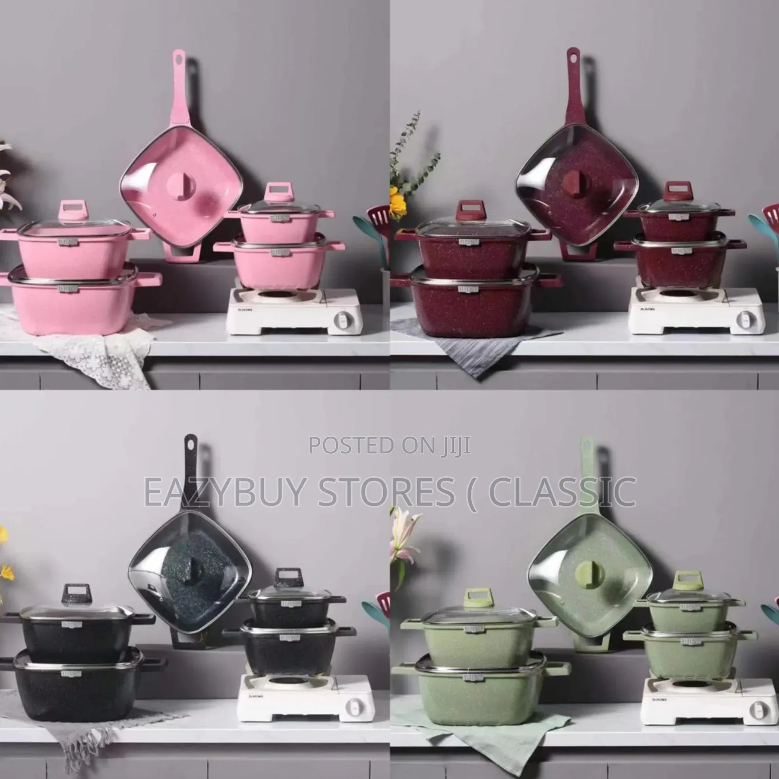 BHN Granite Cookware Set 21pcs
