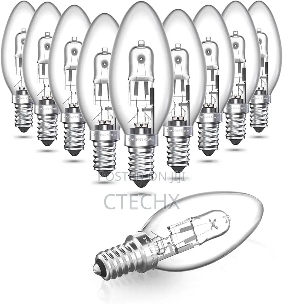 6 Pack E14 Candle Bulb, Screw in Light Bulbs E14 Dimmable