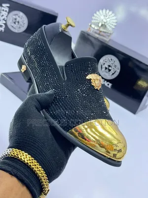 Men's Luxury Versace Stoned Coperate Shoe