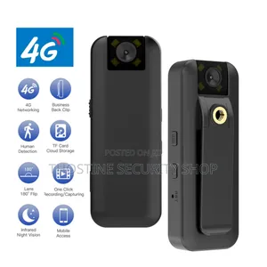 4g Video Bodycam With 180° Rotation Remote Monitor