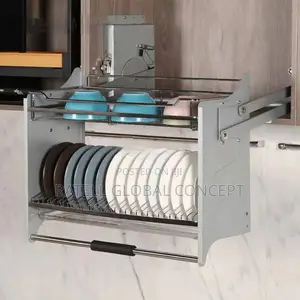 Elevator Pull Down Plate Rack