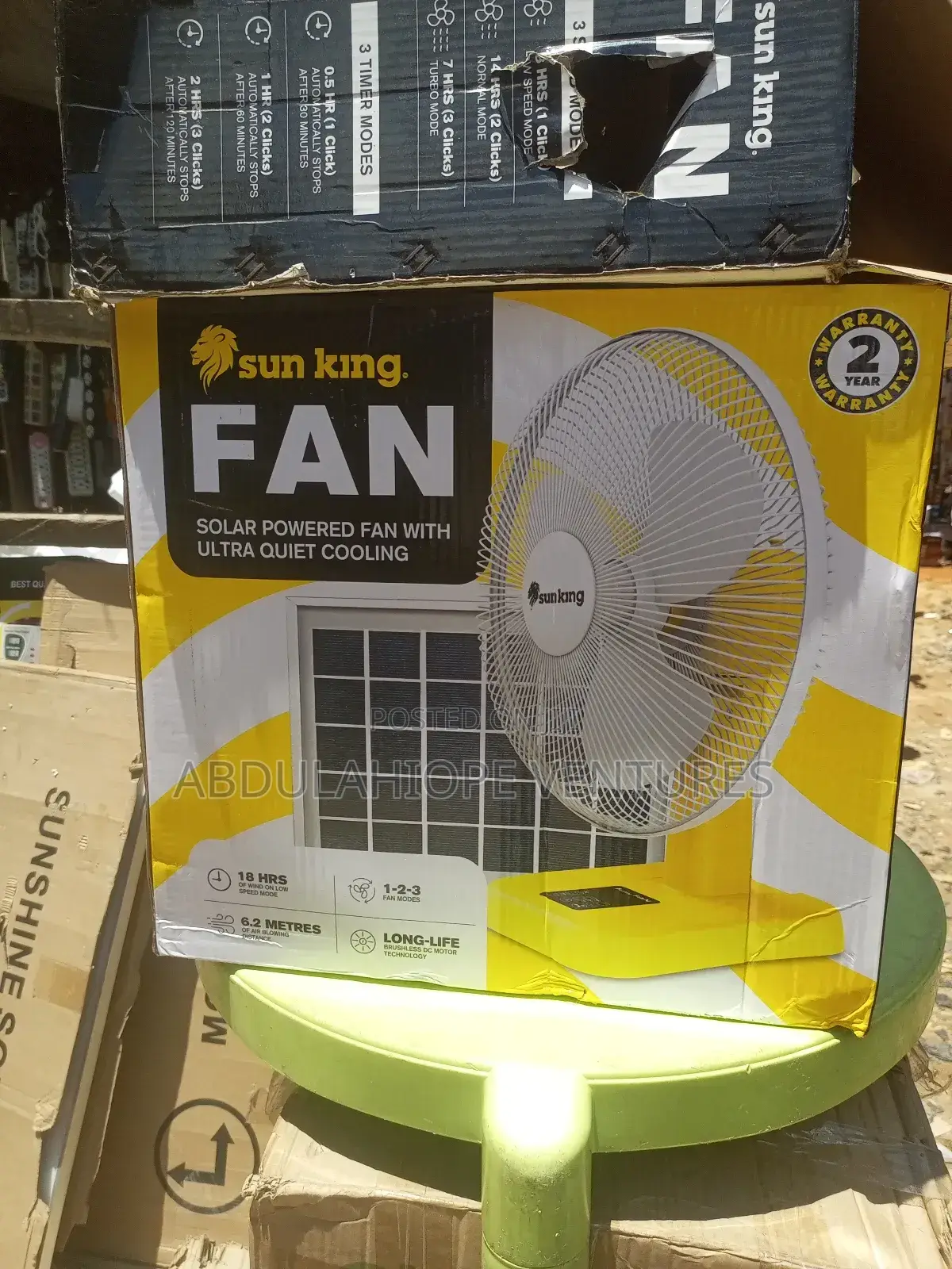 Sunking Solar Fan