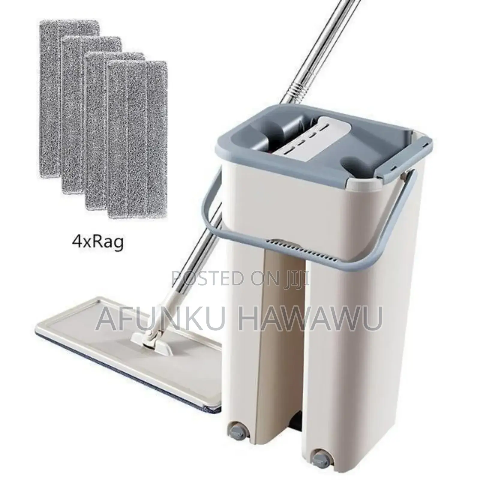 Scratch Mop With Bucket (With Extra Pad)
