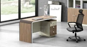 Photo - 1.4miters Office and Home Reading Table With 3 Drawers.