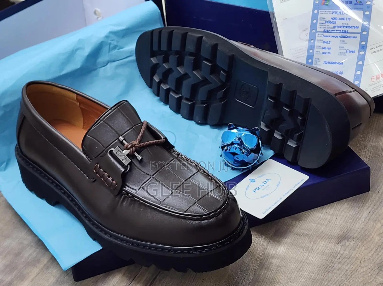 Prada Matte Leather Shoes