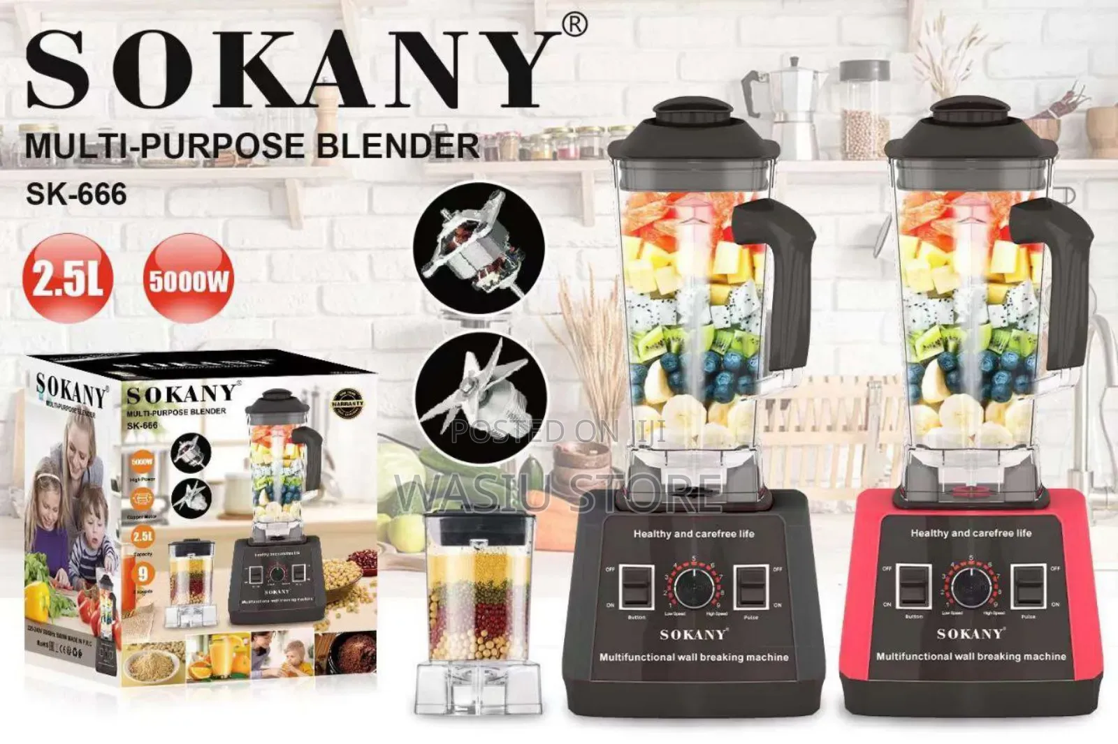 Sokany Multi-purpose Blender Sk-666
