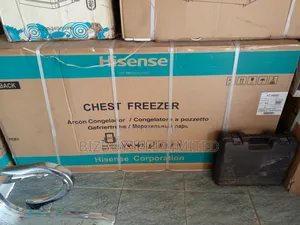 Side by Side Hisence Chest Freezer.