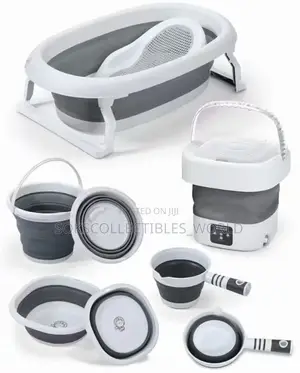 Foldable Bath Tub Set