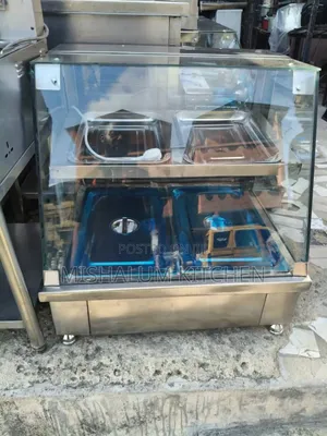 4-compartment Food Display Warmer For Restaurants
