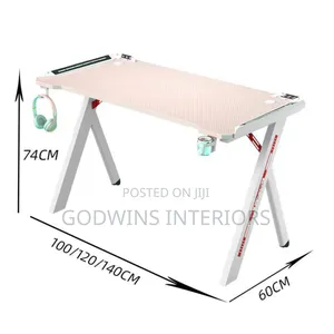 Exclusive Gaming Desk1.2mtr Pink