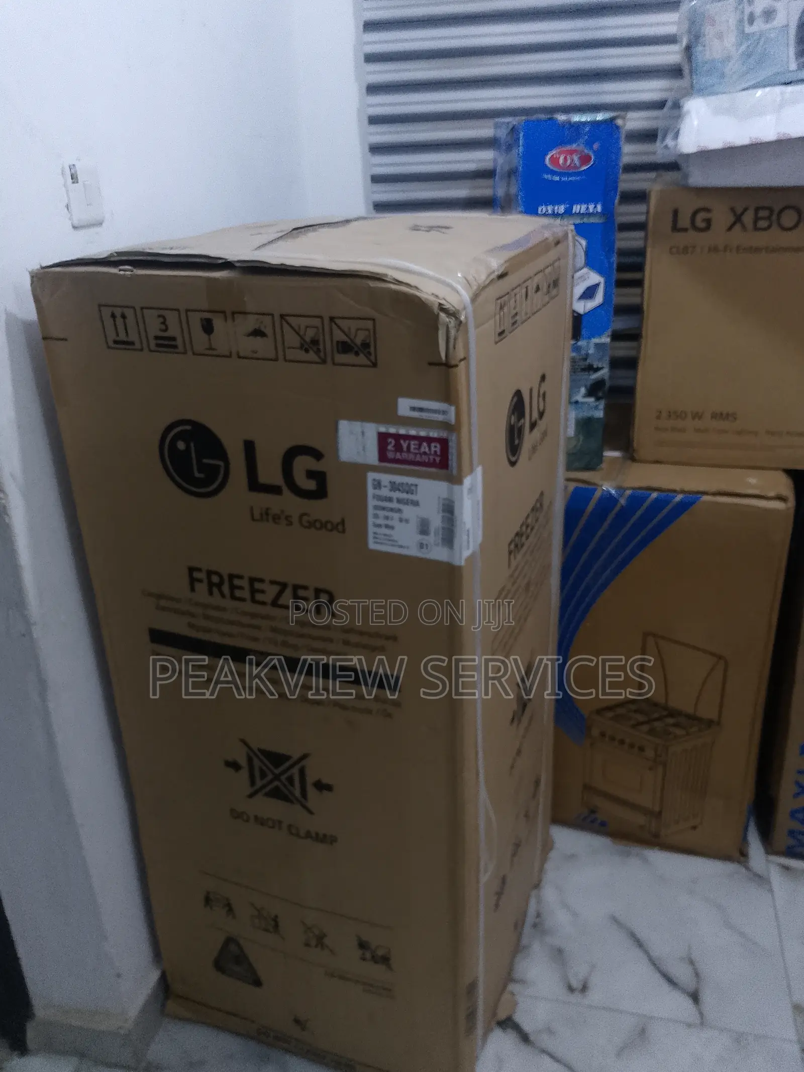 Value Packed - Lg 168l White Standing Freezer Gn-3045sqgt