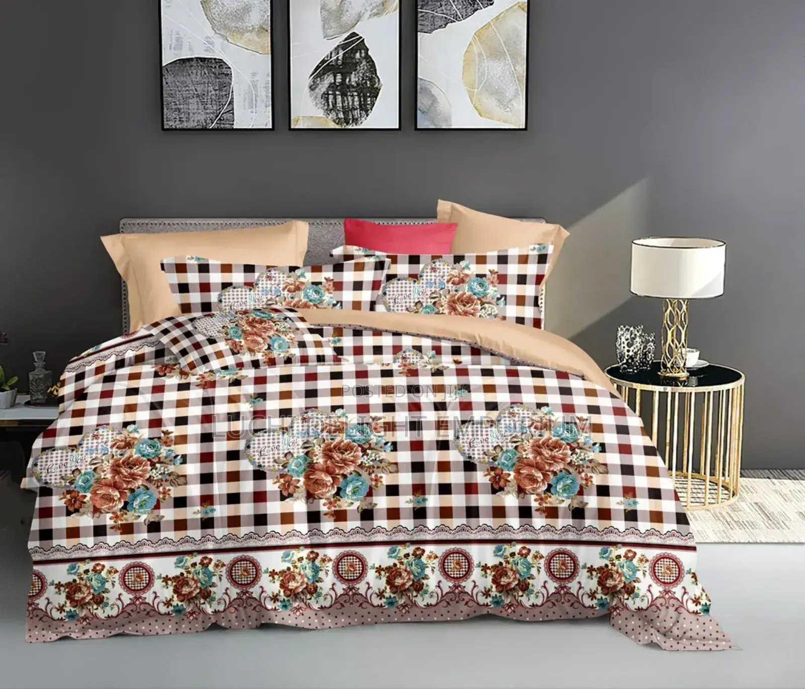 Spice Design Bedsheet And Pillowcase