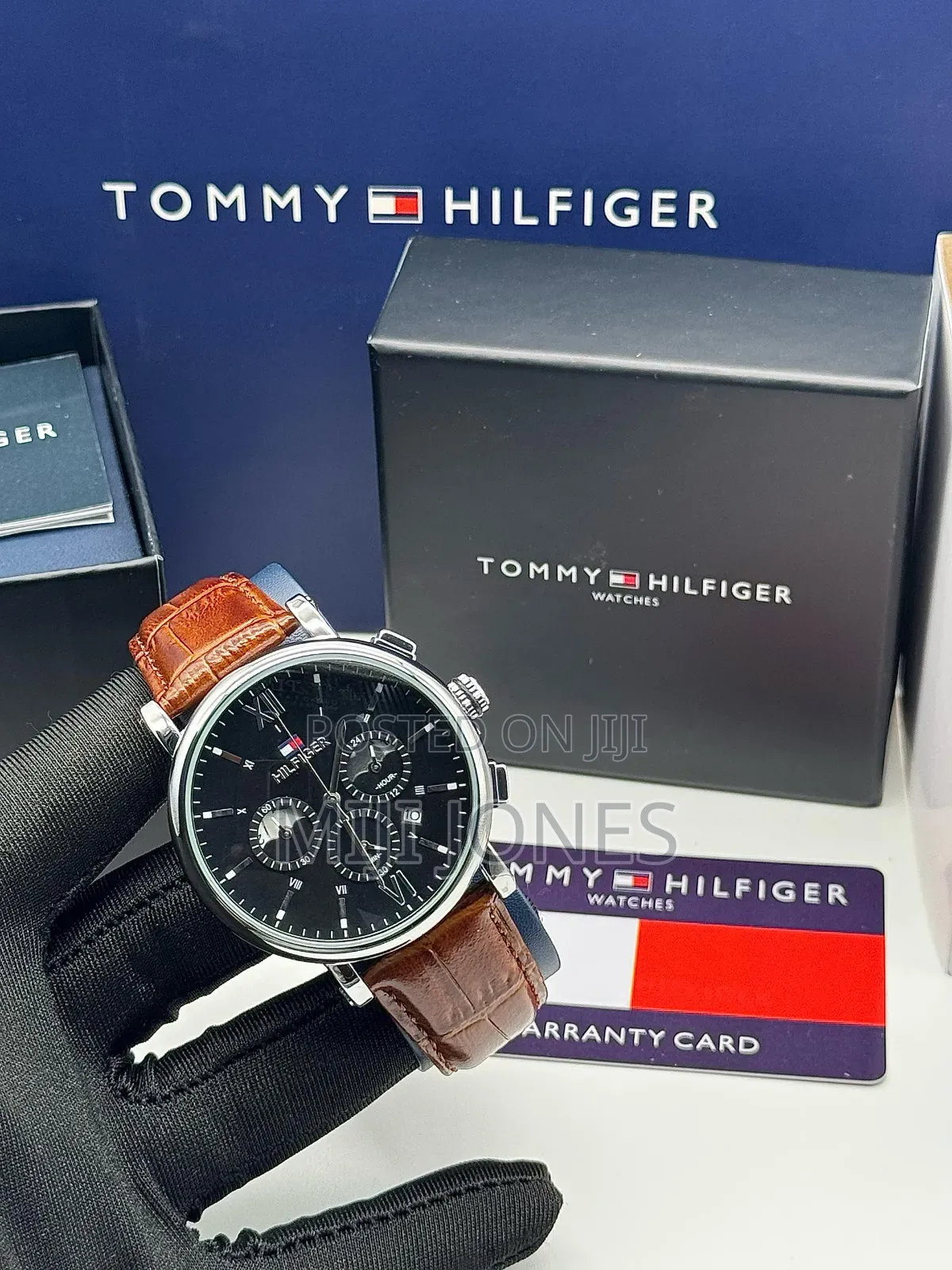 Tommy Hilfiger Mid-Grade Chronograph - Leather Style"