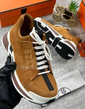 Quality Hermes Italian Men Sneakers