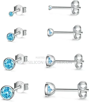 Usa Small Stud Earrings for Women Men Girls