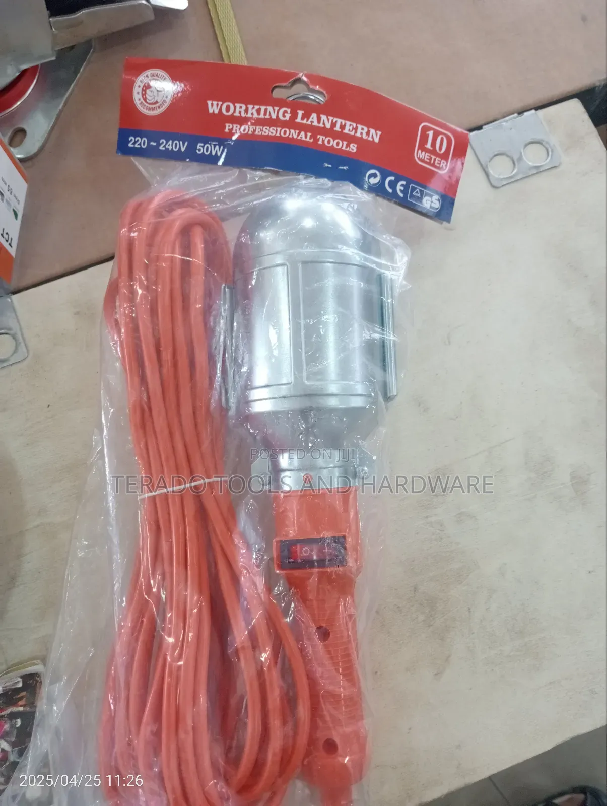 Working Light 10m Orange Color