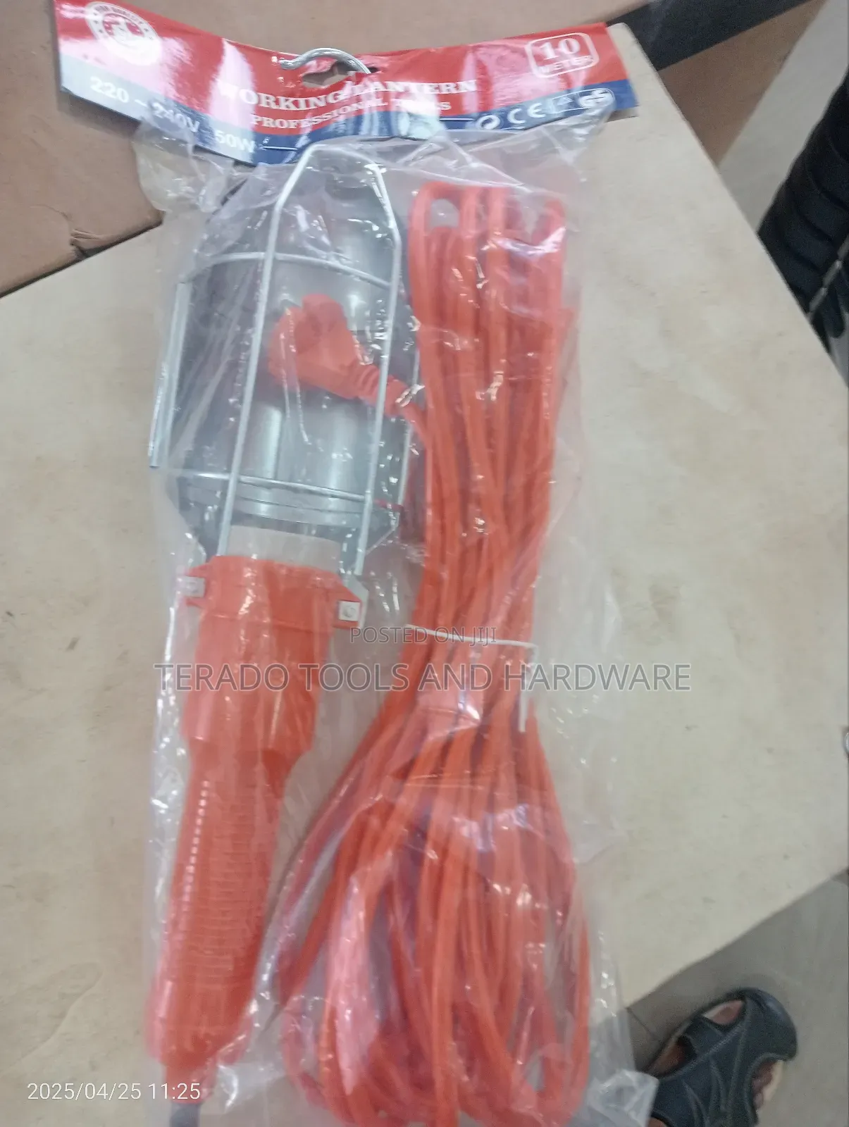 Working Light 10m Orange Color