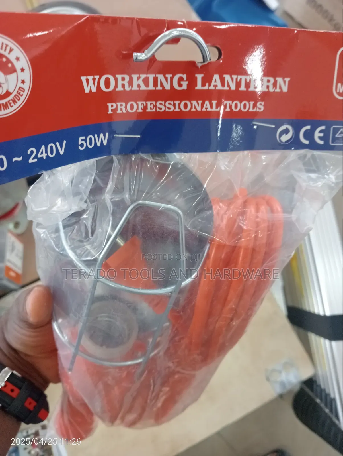 Working Light 10m Orange Color