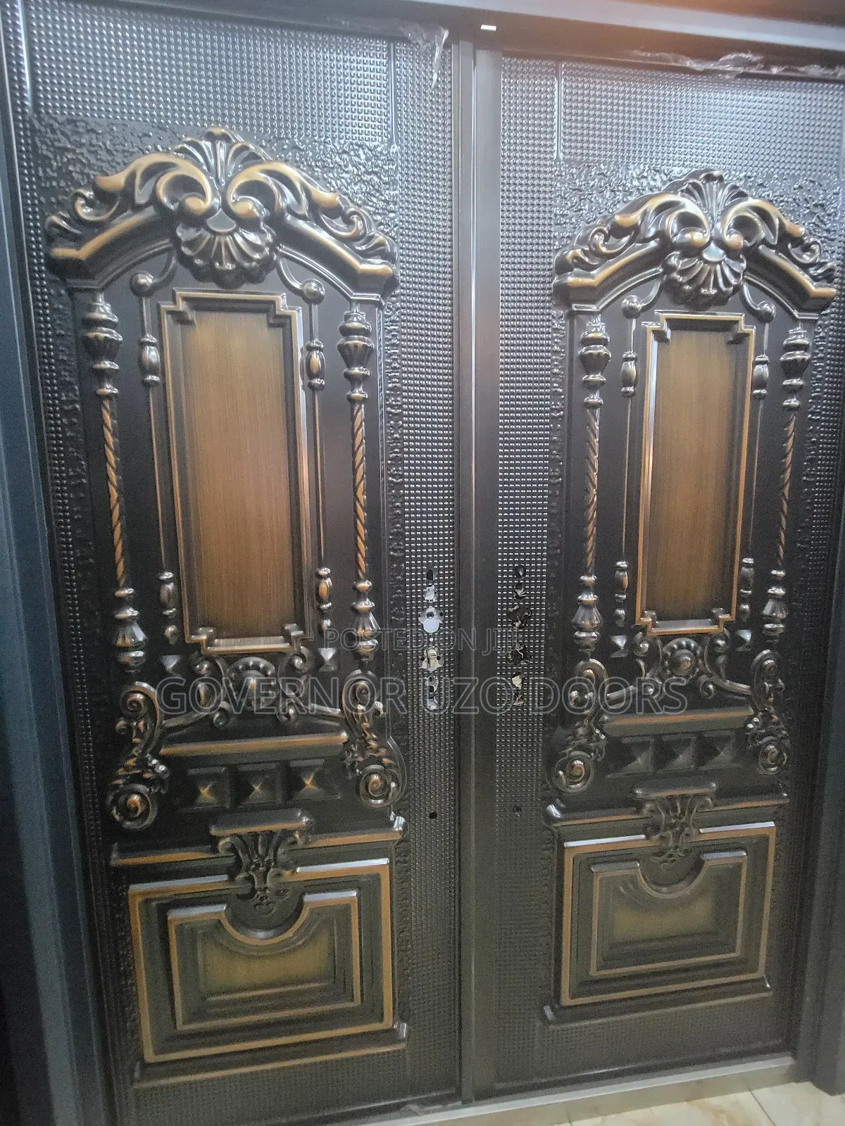 5ft Cast Aluminium Security Strong Door