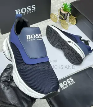 Photo - Luxury Hugo Boss Laceless Luxury Men Canvass