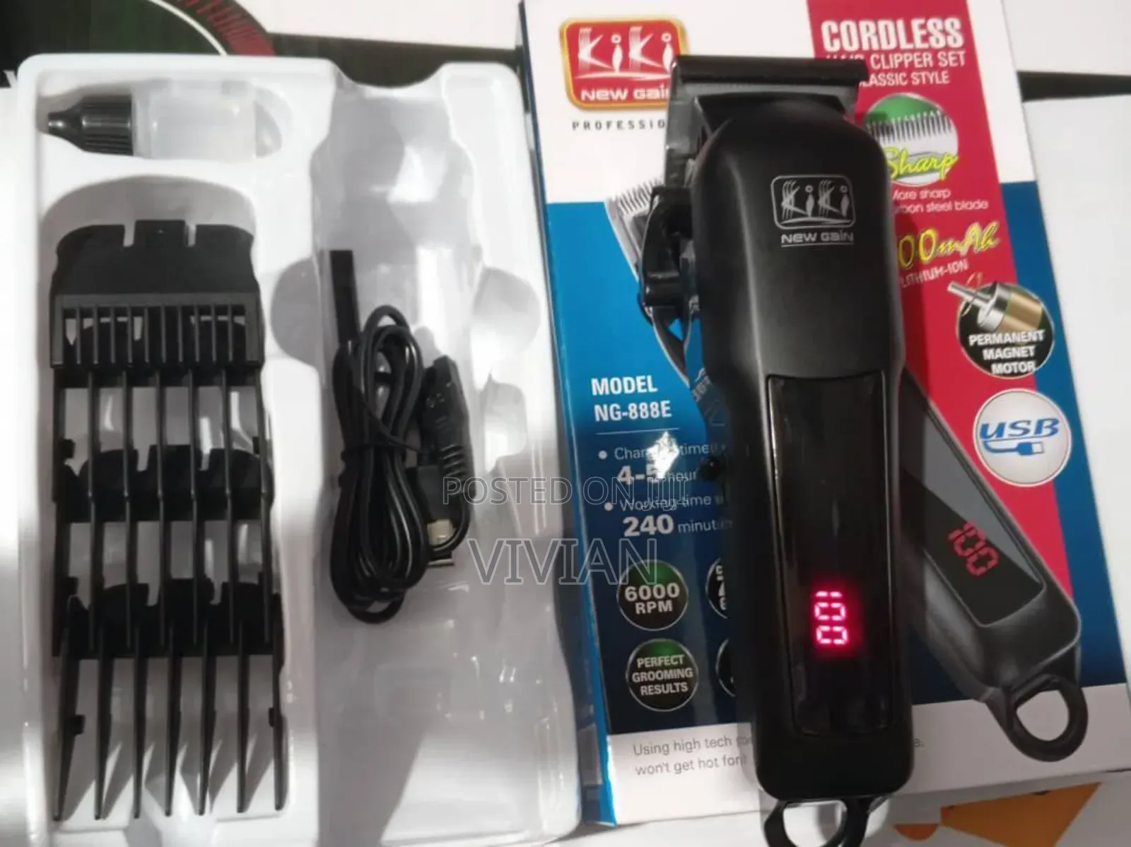 Kiki Clipper With Usb Cable