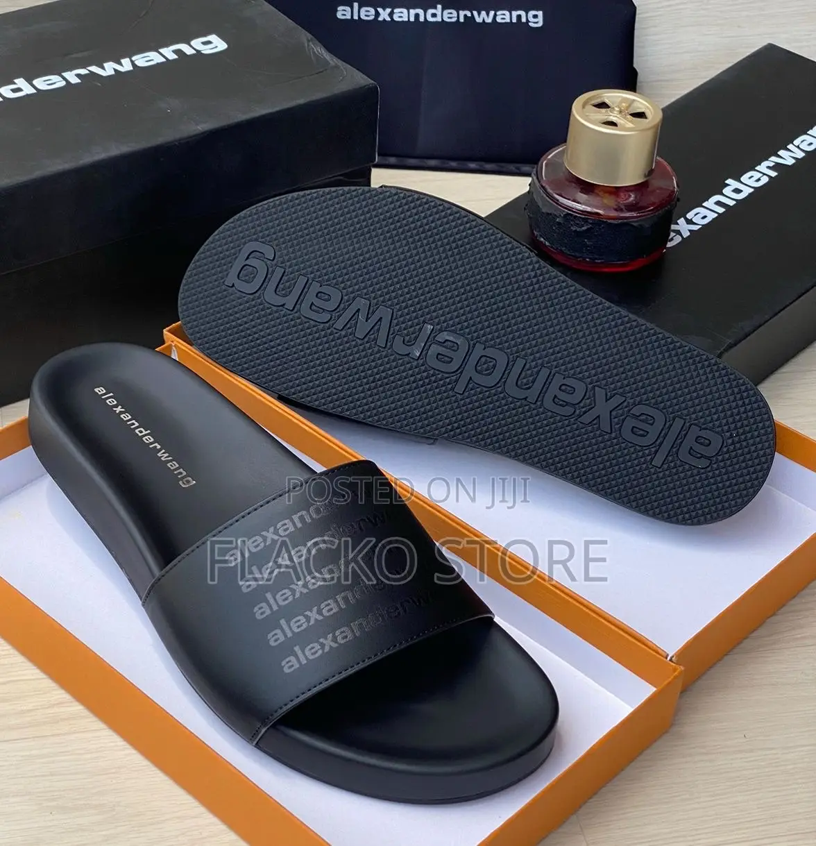 Original Alexander Wang Leather Slip Ons