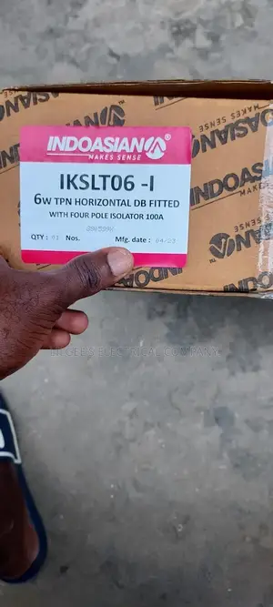 Original Indoasian D6 3 Phase Distribution Board