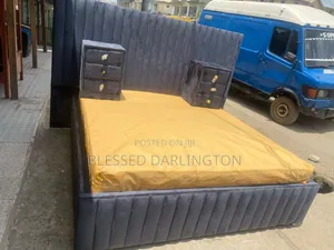 Grey Colour Bed