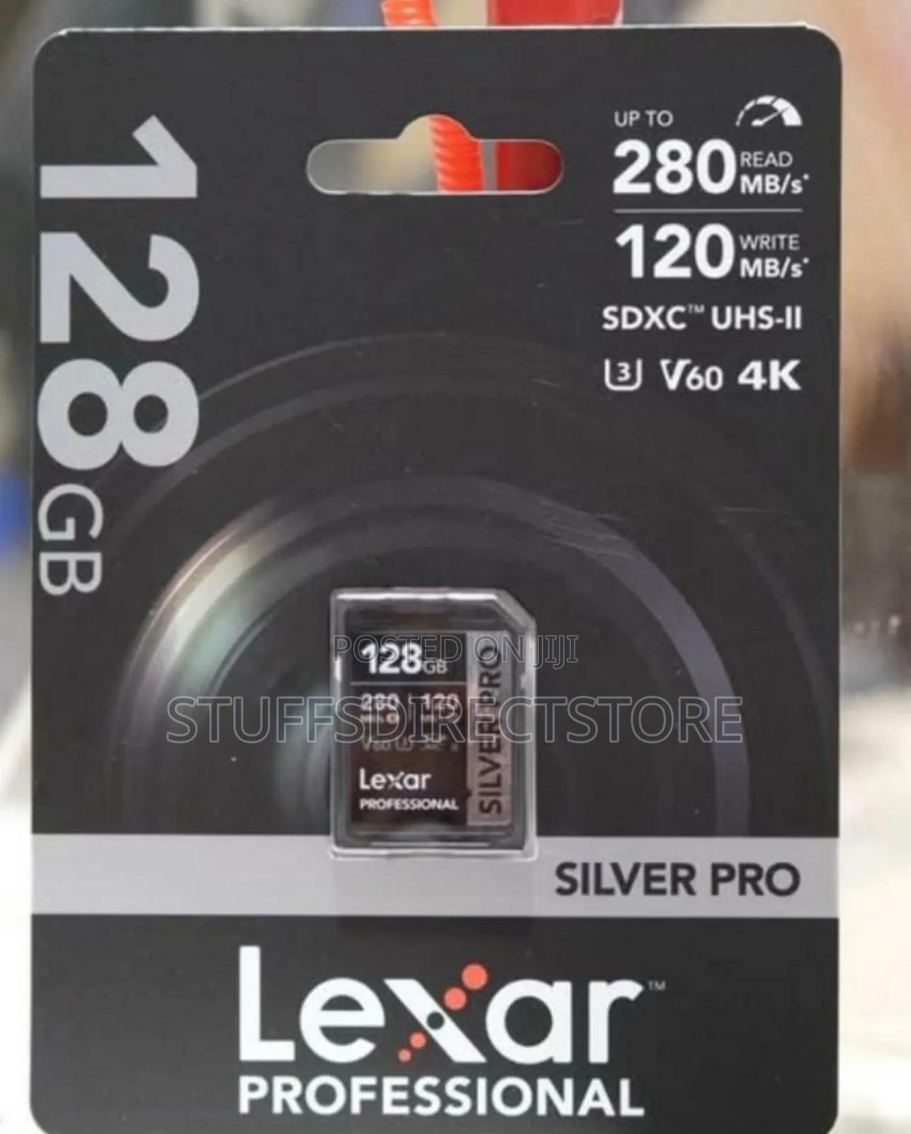 Lexar Professional Silver Pro 128gb Uhs-Ii 280mbps Sd Card