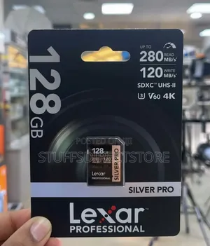 Lexar Professional Silver Pro 128gb Uhs-Ii 280mbps Sd Card