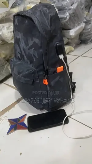 Quality Luxury Backpack With Charger Available