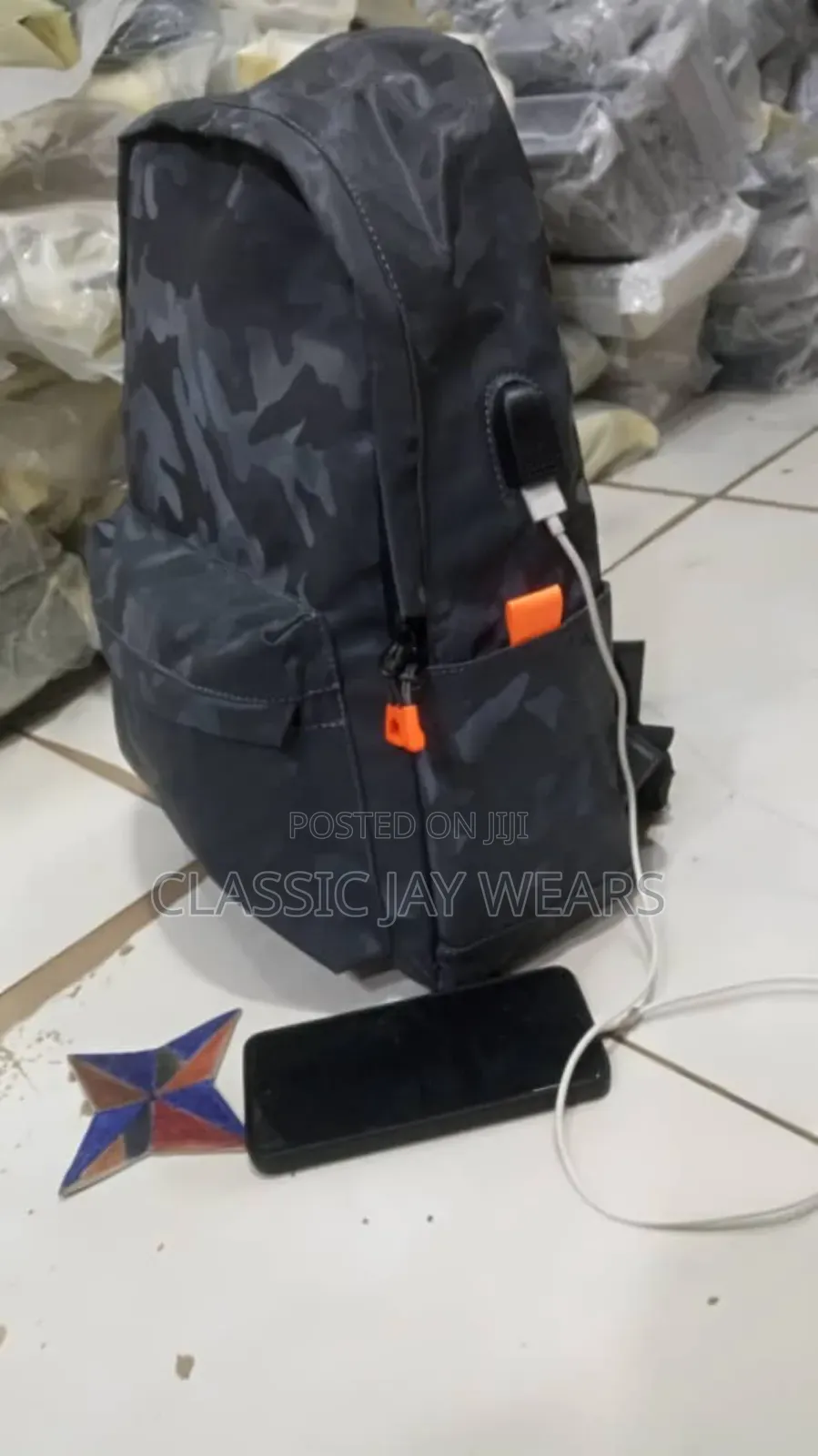 Quality Luxury Backpack With Charger Available
