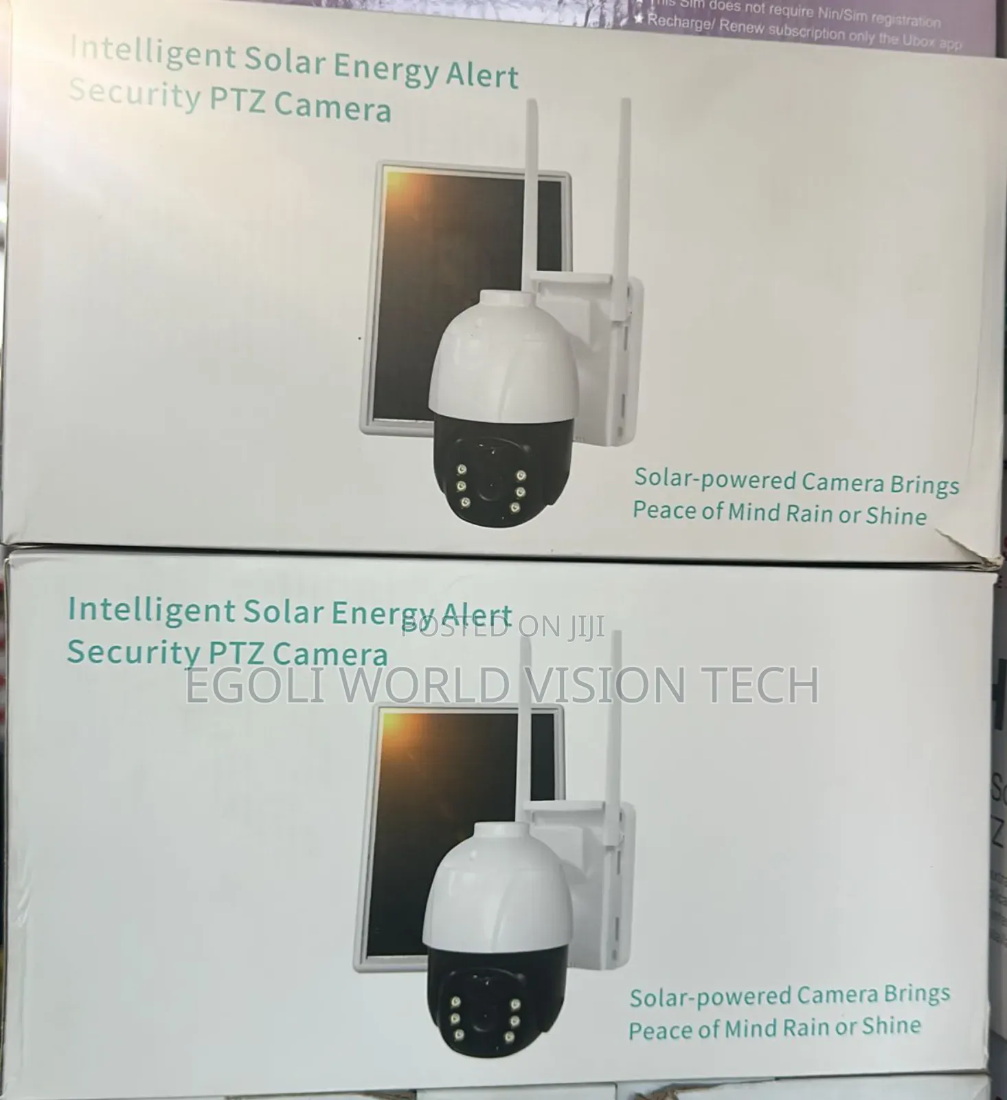 Intelligent Solar Energy Alert Security Ptz Camera