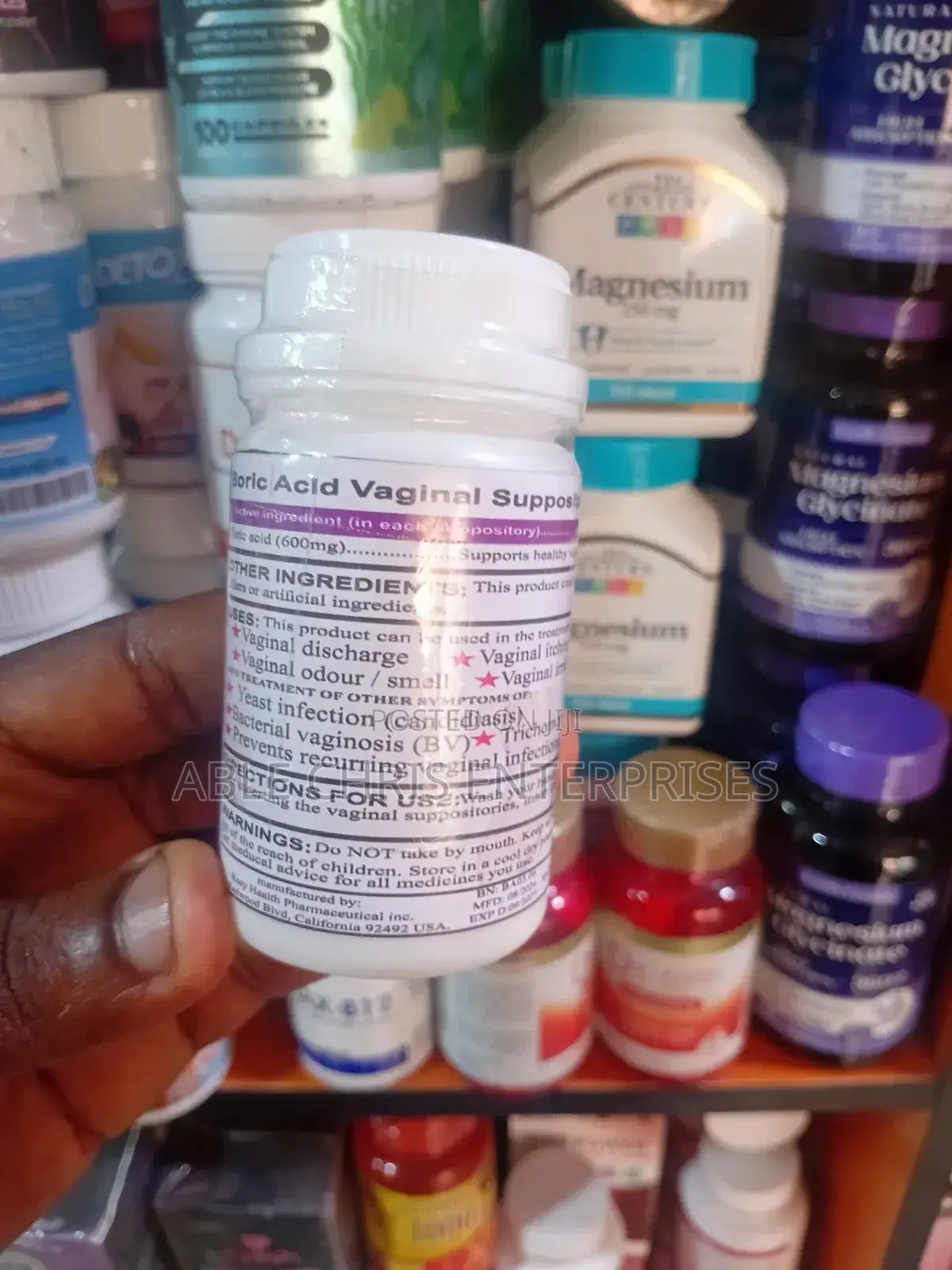 Boric Clear Boric Acid 600mg