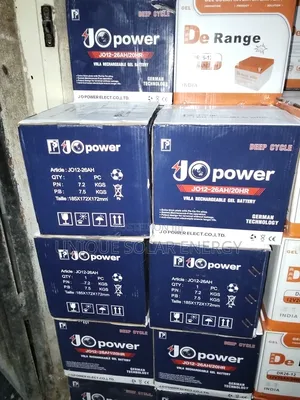 Jo Power 12v 26ah Gel Battery