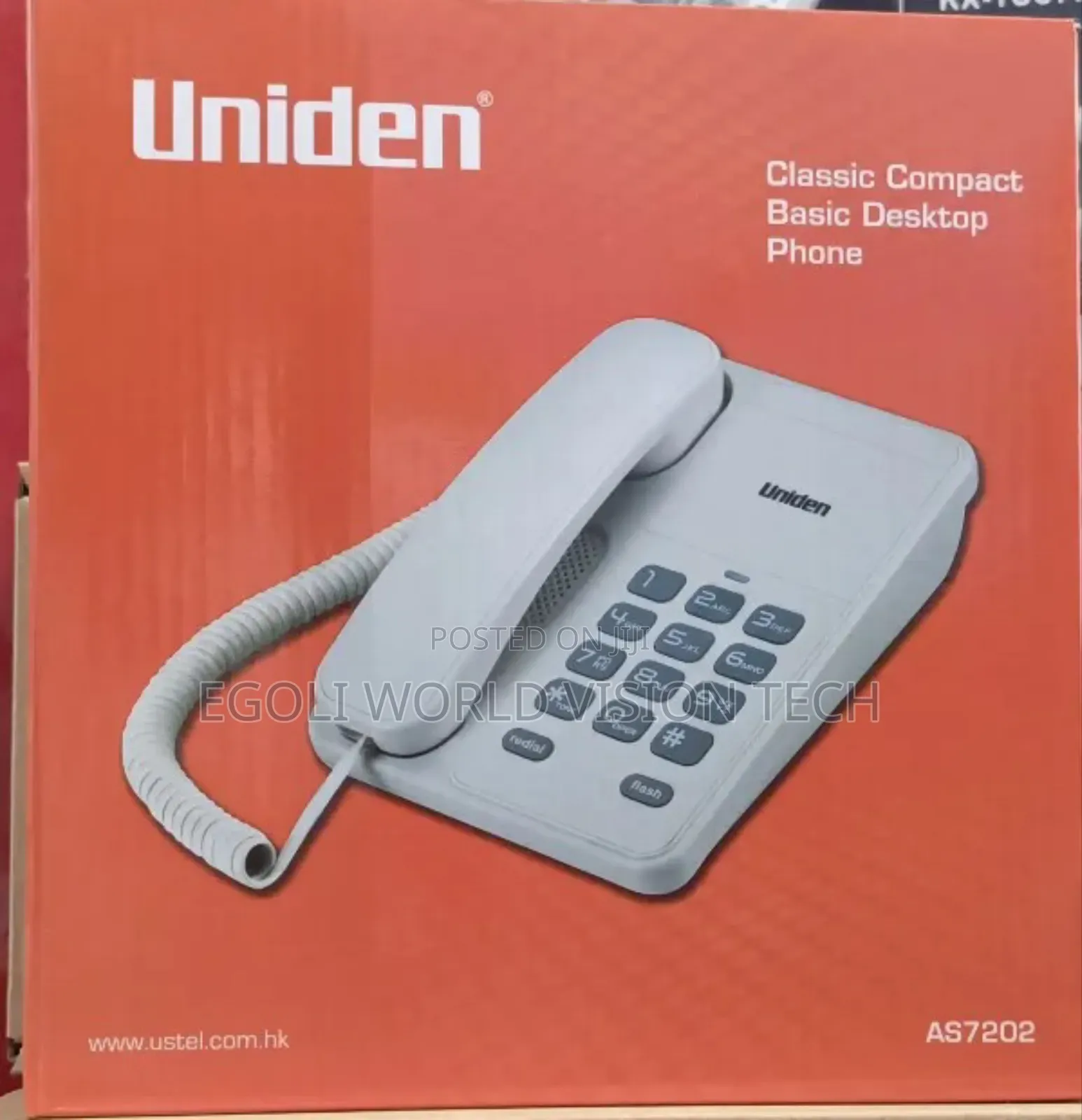 Uniden As7202 Classic Compact Basic Desktop Phone