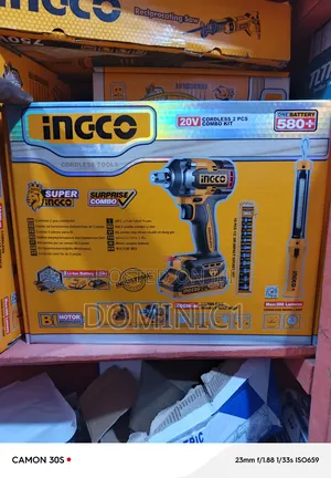 Combination Ingco Impact Wrench With Drill
