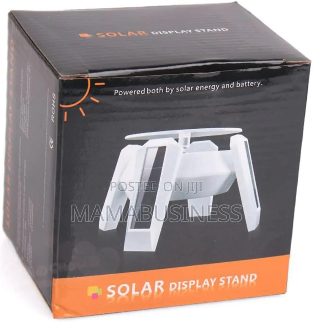 Solar Powered Product Display Rotating Stand