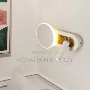 Wall Bracket With Spot-Light, Comes in White or Black Colour
