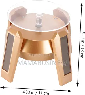 Solar Powered Product Display Rotating Stand