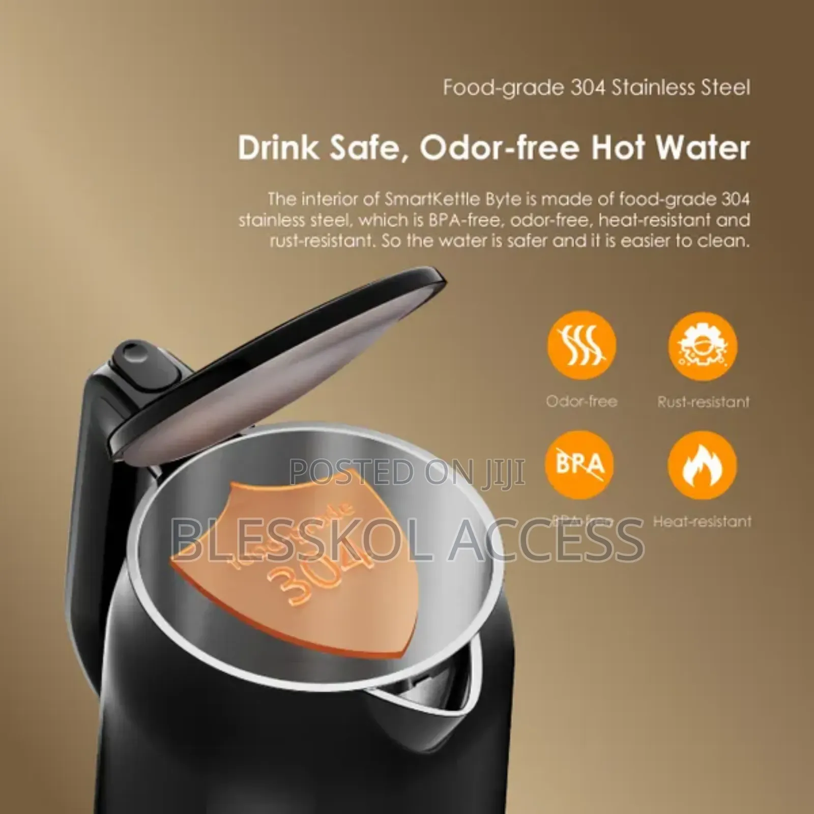 Oraimo Smartkettle Byte 2000w 304 Stainless Steel Electric K