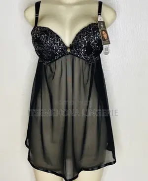 Daisy Fuentes Sexy Babydoll Lingerie With Thong Set