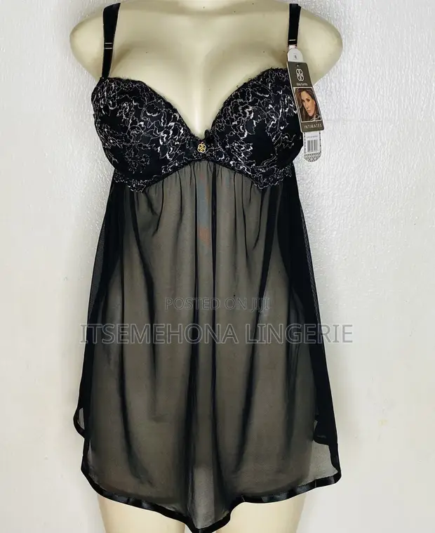 sexy workout cloths Lovehoney Black Lace Babydoll Gift Set main image 0