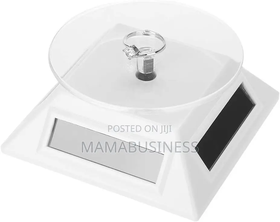 360 Rotating Solar Stand - White