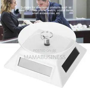 360 Rotating Solar Stand - White