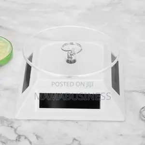 360 Rotating Solar Stand - White